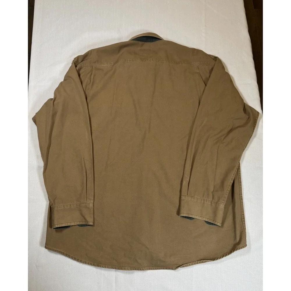 3 Cabelas Shirts Cotton Heavy Duty Long Sleeve Button Outdoor Work Men's XL Tall - Picture 14 of 16